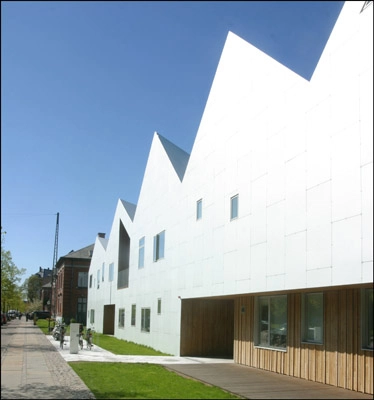 Center for kræft og sundhed Facadeudsnit