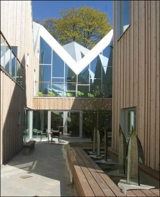 Center for kræft og sundhed Gårdanlæg