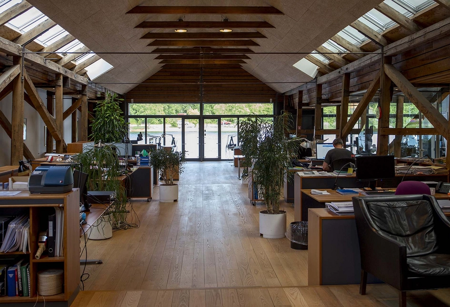 Kanonbådsskurene Blik mod vandet