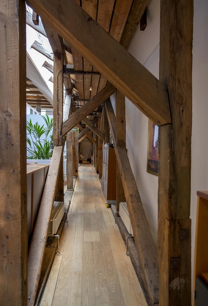 Kanonbådsskurene Gammel trækonstruktion