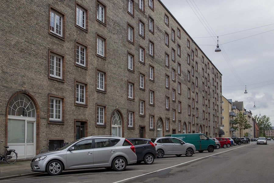 Gullfosshus Facadeudsnit, Halfdansgade