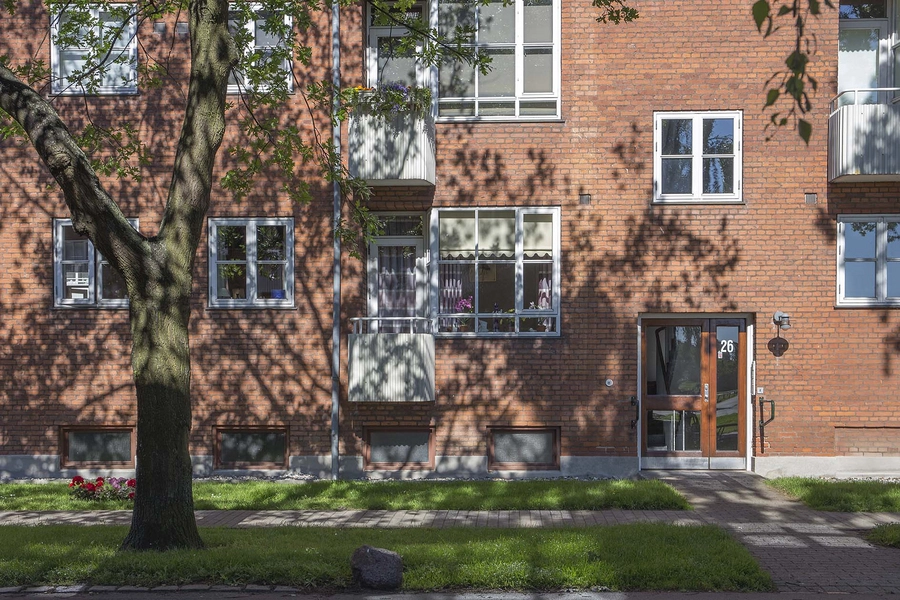 Sundparken ældreboliger Skyggebilleder på facade