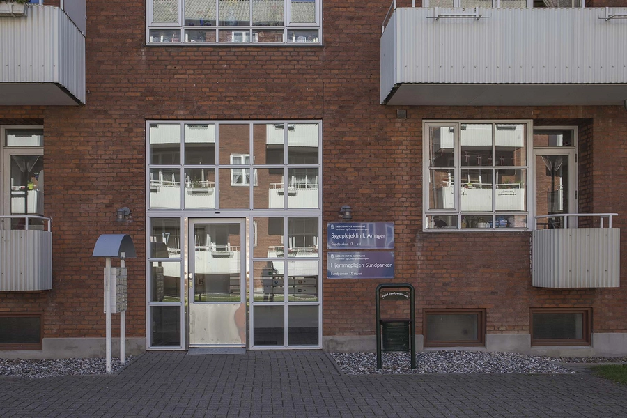 Sundparken ældreboliger Indgang sygeplejeske klinik