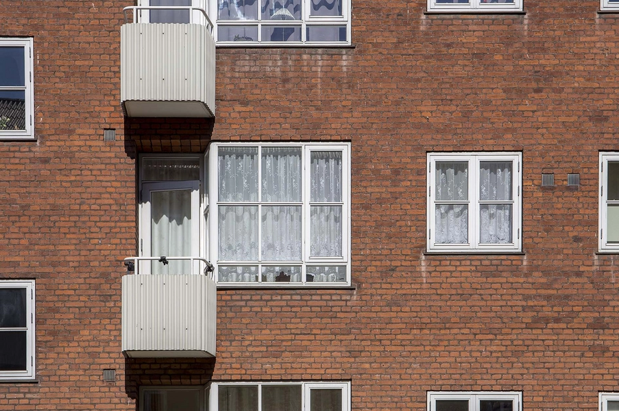Sundparken ældreboliger Facadeudsnit