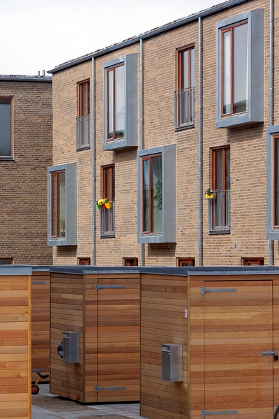 Radiorækkerne Facadeudsnit