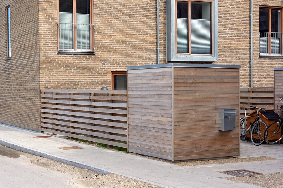 Radiorækkerne Detalje, træværk