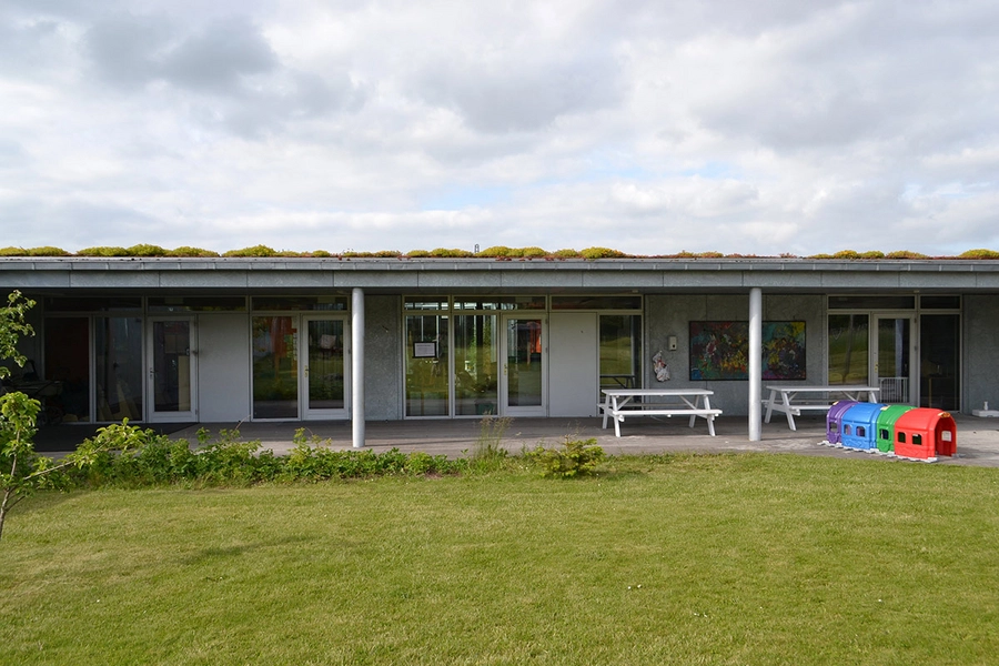 Børnehuset Bastionen Glasfacade