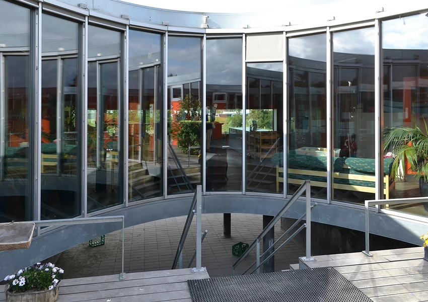 Børnehuset Bastionen Den runde atriumgård