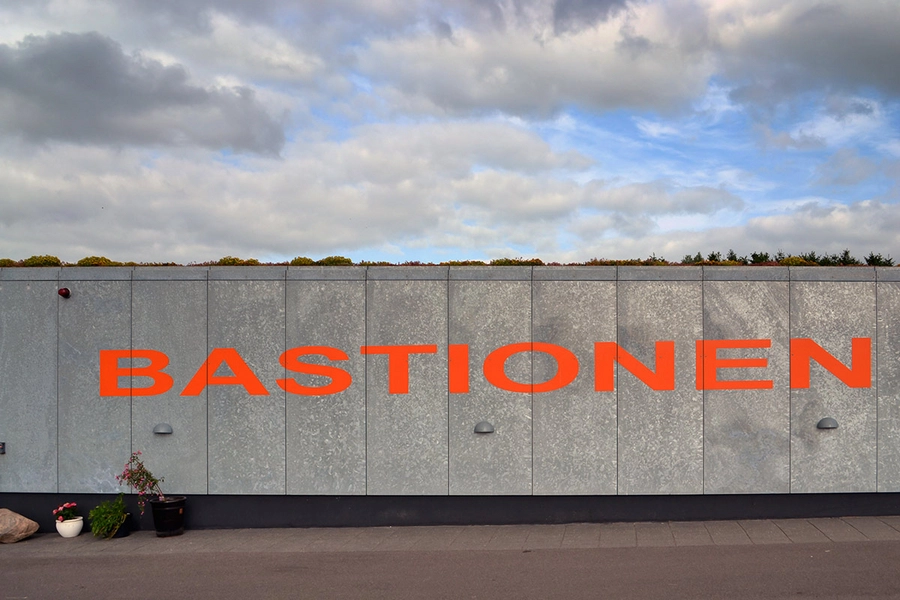 Børnehuset Bastionen Grafik på facaden