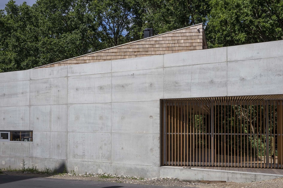 Søndermark Natur- og fritidshytte Facadeudsnit