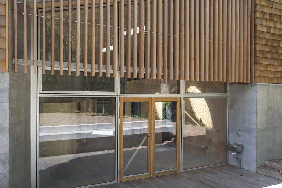 Søndermark Natur- og fritidshytte Indgangsparti