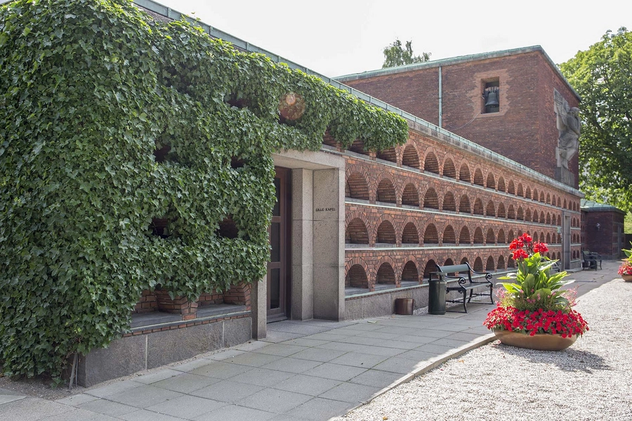 Søndermark Kapel og Krematorium Facade set fra øst