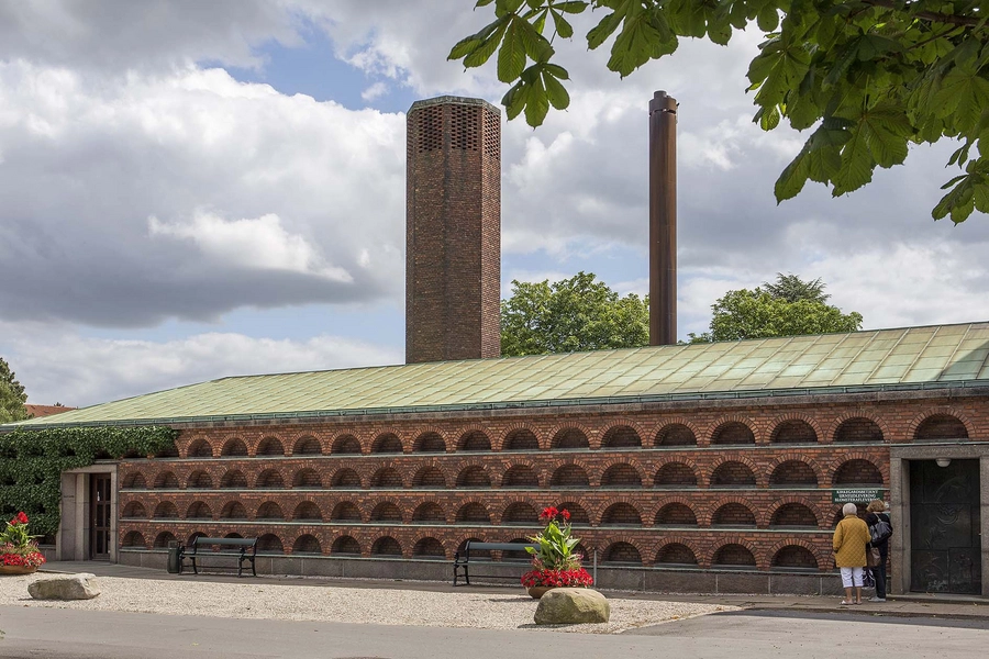 Søndermark Kapel og Krematorium Facade set fra nord