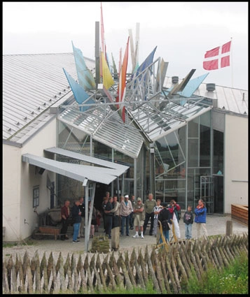 Historiecenter Dybbøl Banke Indgang mellem bygningerne