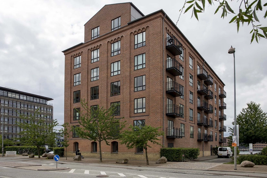 Pressesiloen Total set fra vejen