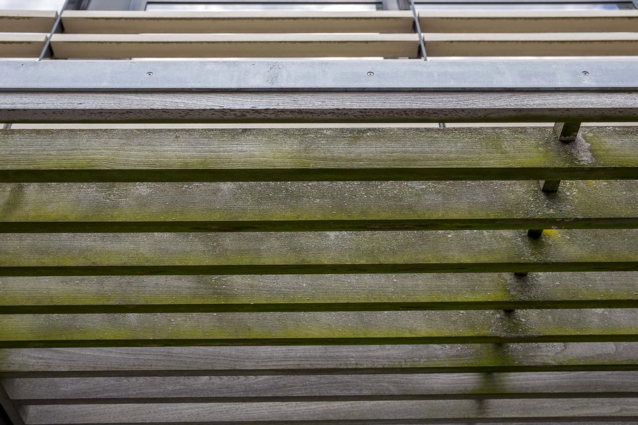 Håndværkets Hus Detalje, solafskærmning