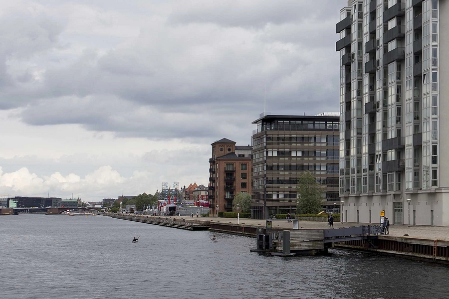 Håndværkets Hus Bygningen set fra Bryggebroen