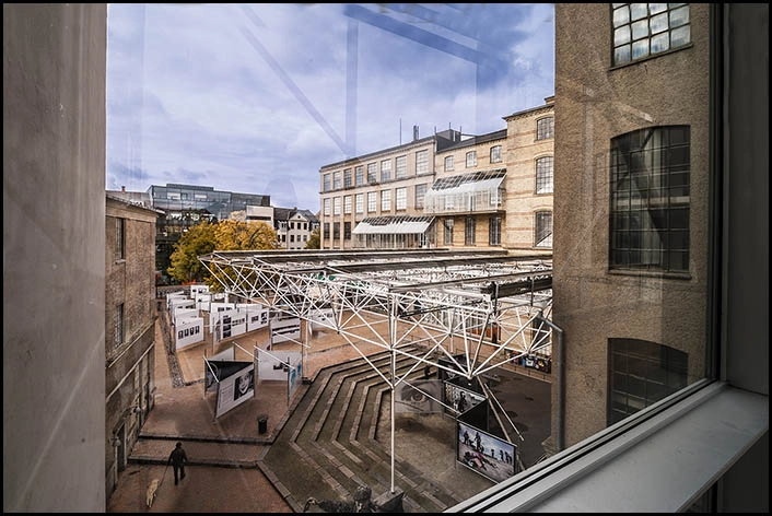 Brandts, tilbygninger Vue over udendørs scene