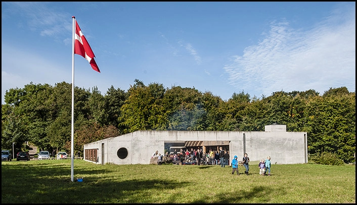 Spejderhuset Hindemosen Set fra øst