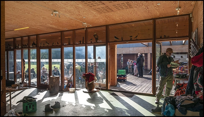 Spejderhuset Hindemosen Opholdsrum