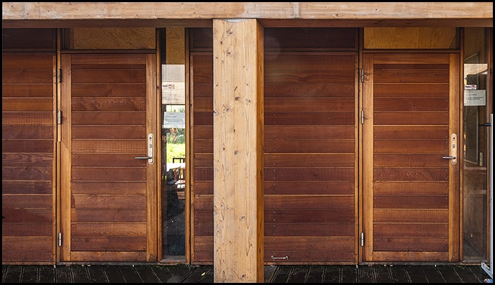 Spejderhuset Hindemosen Træbeklædning