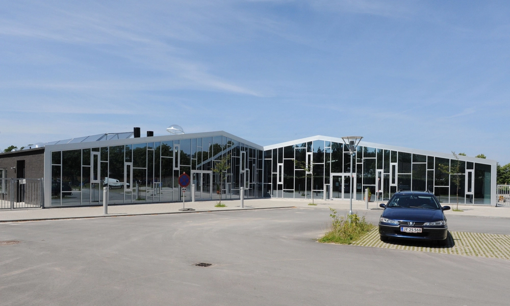 Frederiksværk Børnehus Glasfacade mod sydøst