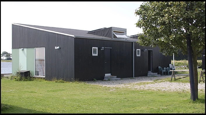 Maritimt klubhus Facader mod nord og øst