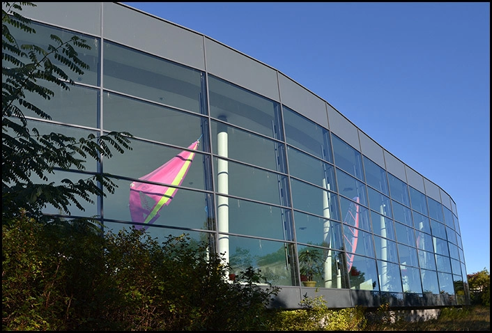 Bagsværd Svømmehal Bølget facade