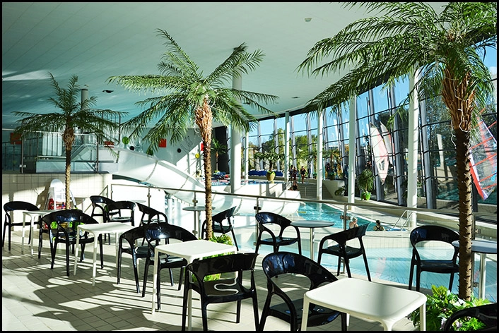 Bagsværd Svømmehal Set fra cafe