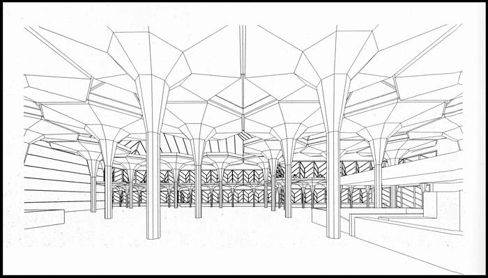 Musikhuset Esbjerg Perspektiv af Foyer