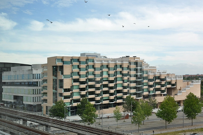Ørestad Skole Vest og sydfacade