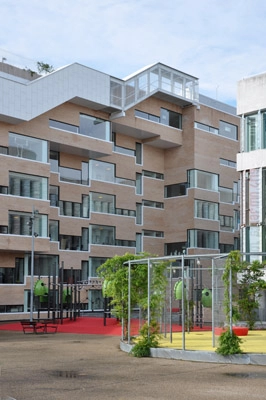 Ørestad Skole Nordfacade, legeplads