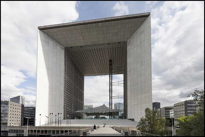 La Grande Arche Set fra nordvest