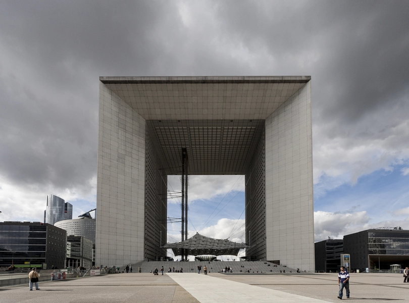 La Grande Arche Set fra sydøst