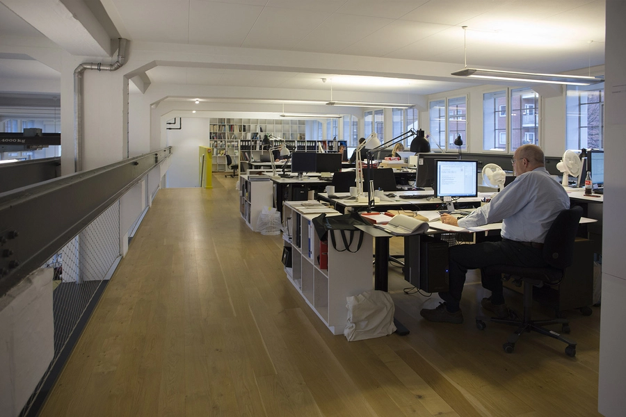 PLH Studio Arbejdspladser på 1. salen