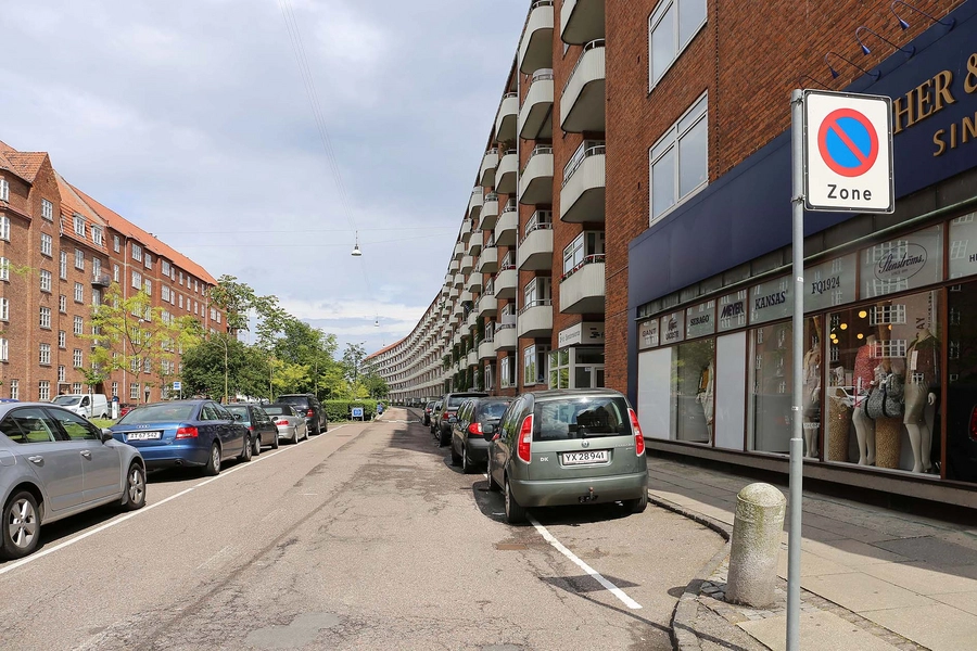 Møllelængen Bebyggelsen set fra øst langs Store Mølle Vej