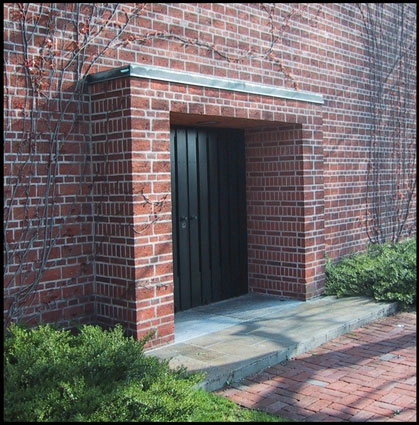 Glostrup Krematorium og Kapel Indgangsparti