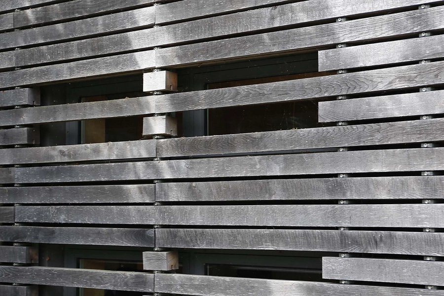 Besøgscenter Spøttrup Borg Facadeudsnit, østfacade