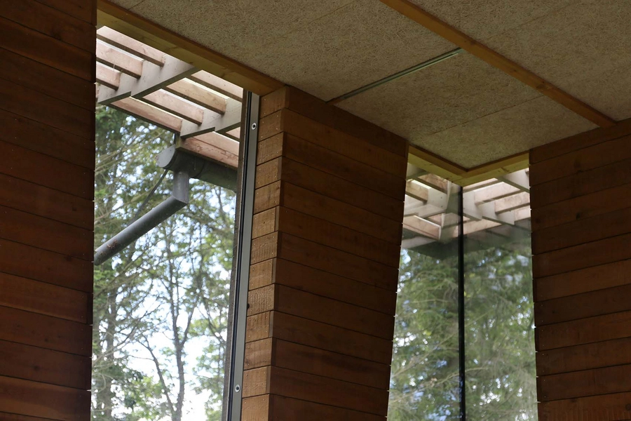 Besøgscenter Spøttrup Borg Detalje, vinduer