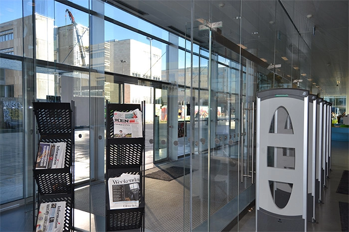 Det Humanistiske Fakultetsbibliotek Indgang