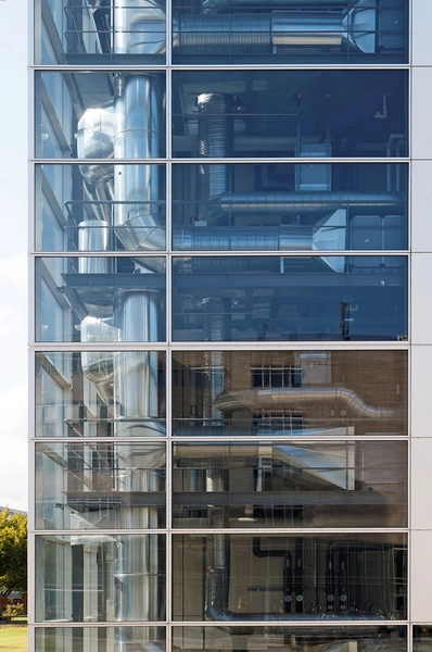 Det Humanistiske Fakultetsbibliotek Facadeudsnit