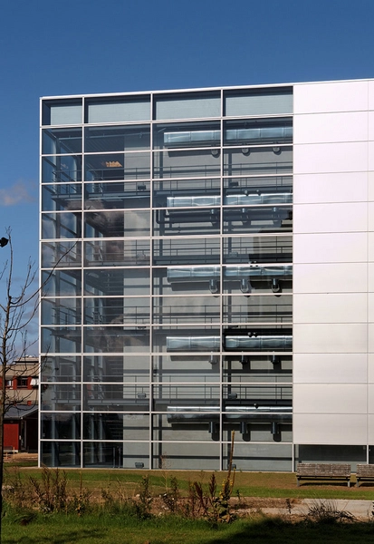 Det Humanistiske Fakultetsbibliotek Facadeudsnit