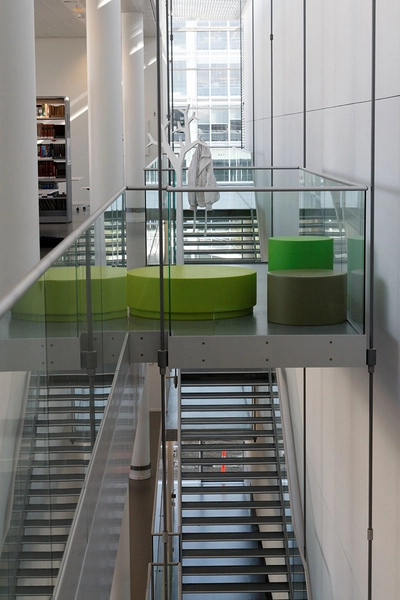 Det Humanistiske Fakultetsbibliotek Trappehus