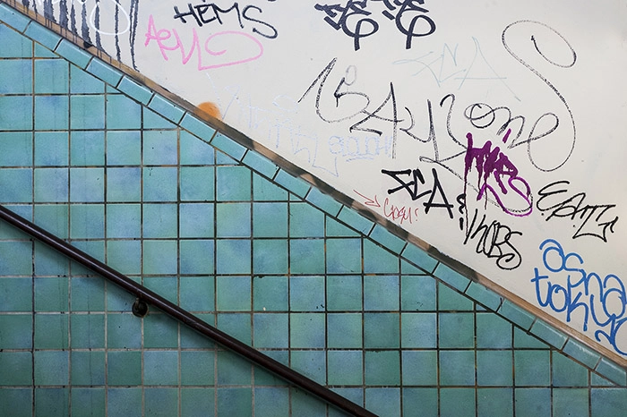 Nørrebro Station Flisedetalje