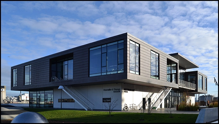 Havnehuset, Jomfru Ane Parken Set fra sydvest