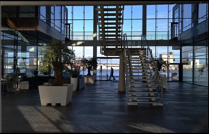 Havnehuset, Jomfru Ane Parken Foyer stueplan