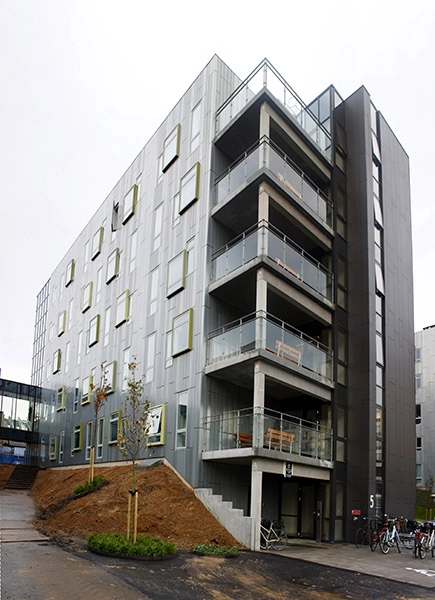 Åpark Kollegiet Sydlig Facade