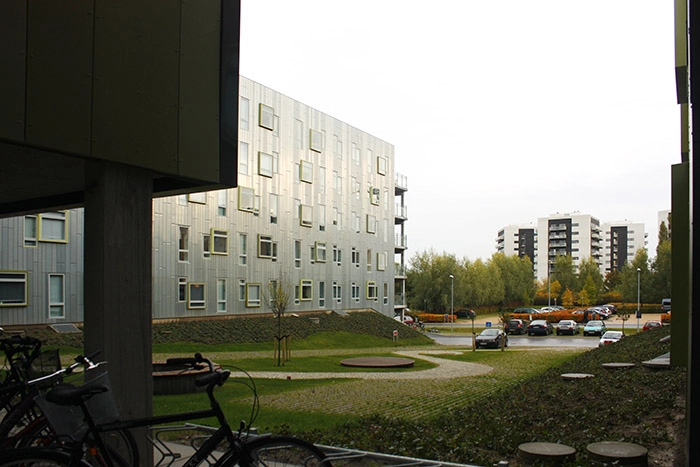 Åpark Kollegiet Udsigt og Gårdmiljø