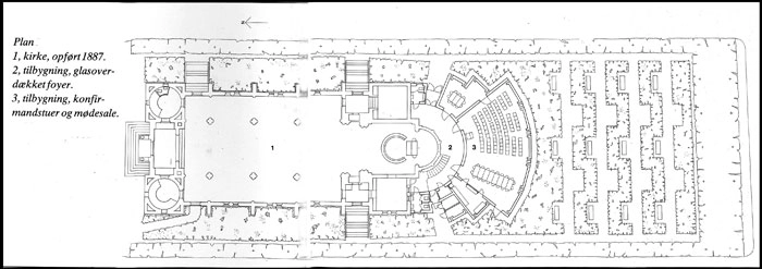 Sankt Pauls Kirke (Aarhus) Plantegning