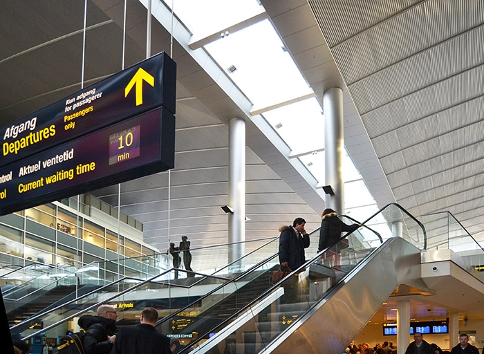 Terminal 3, Københavns Lufthavn Rulletrapper